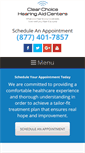 Mobile Screenshot of clearchoicehearingaidcenters.net